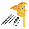 Quick Wood Doweling Jig ABS Plastic DIY Grade 6/8/10mm Drill Locator Hole Puncher for Carpentry Customizable OEM Support