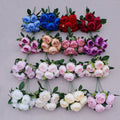 L955 Ready Stock Fast Shipment Peonies Bushes Artificial Silk Peony Flower Bouquet for Wedding Centerpiece Flower Decor