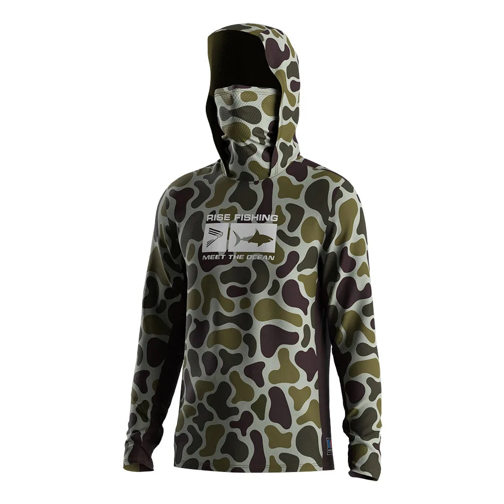 Eco-Friendly Latest Unique Men's UV Long Sleeve Shirt Designed Shirts and Hooded Fishing Wear
