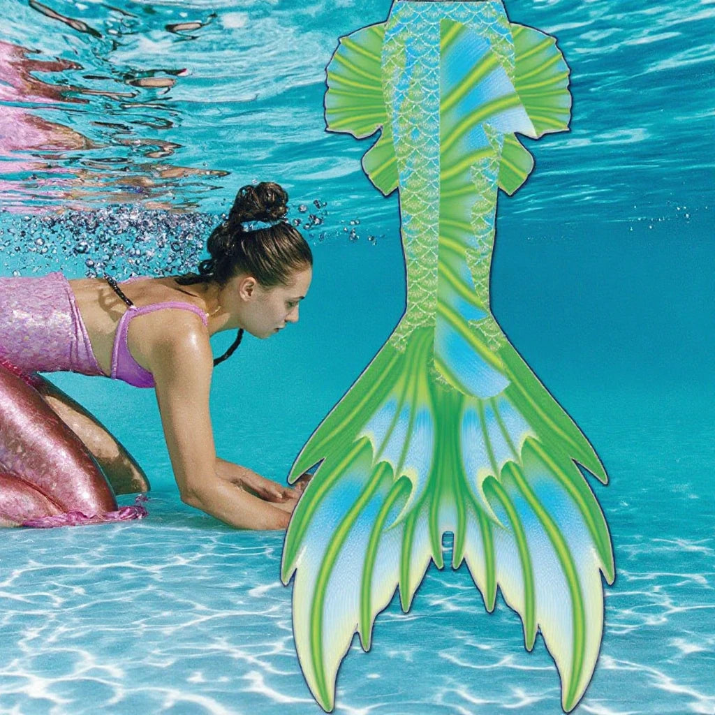 Custom-Made Mermaid Class Training Aquarium Performance Fish Skin Tail Quick Dry Waterproof Plus Size Unisex Adults Print