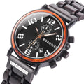 Fast Delivery eco-friendly BOBO BIRD New Design Watch Wood Wristwatch With Timepieces Chronograph Wood Watches Men Luxury