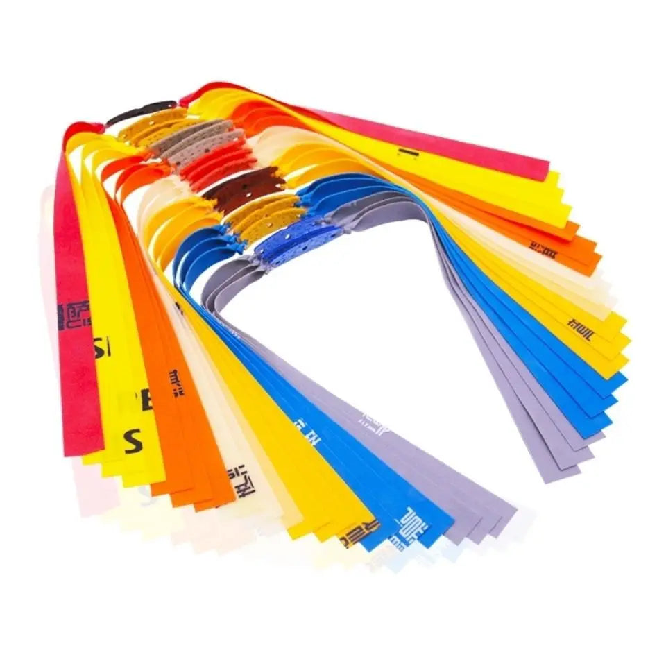 High Elasticity Natural Rubber Flat Elasticity Fast Rebound Speed Long Life Time Outdoor Hunting Tool Accessories