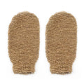 100% Natural Eco-Friendly Durable Brown Hemp Body Shower Scrubber Exfoliating Bath Mitt Jute Bath Glove for Women and Men
