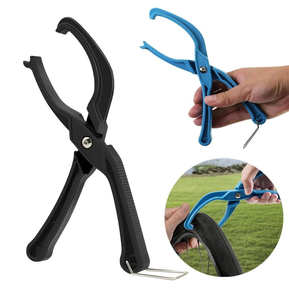 Bike Bicycle Tire Lever Cycling Repair Tool Spoon Difficult Wire Bead and Stubborn Tires Install Tools Tire Pliers