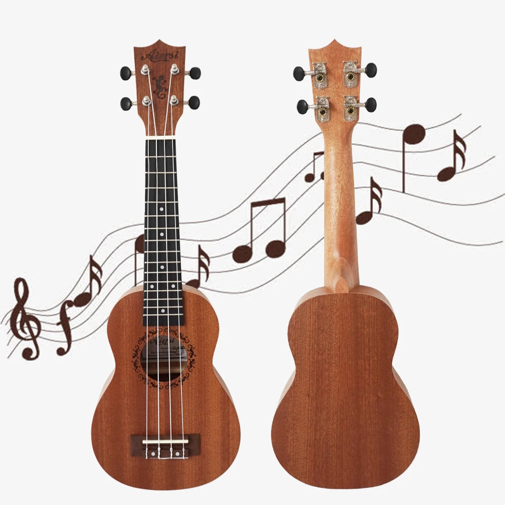 Ready to Ship Wholesale Ukulele Cheap Price soprano Ukulele 21 Inch China Ukulele Student Beginner Kids Music Instruments Player