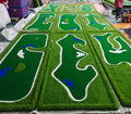 Factory Custom Simulation Mini Golf 9 Hole Putting Green Golf Putting Mat Golf Putting Carpet Putting Practice Indoor/outdoor