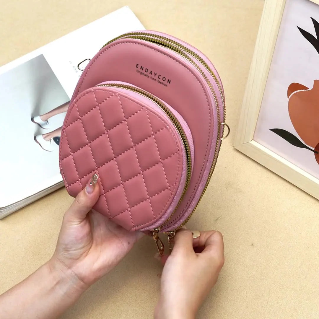 Factory Direct Selling Low-priced Crossbody Women's Semi-circular Mobile Phone Bag