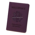 Hot Selling Passport Cover Holder Custom Logo Accepted Travel PU Leather Passport Holder
