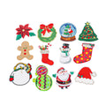 Merry Christmas Sew on Patch Iron on Patch Appliques Embellishments for Clothing Jackets Backpack Repairing Decorations