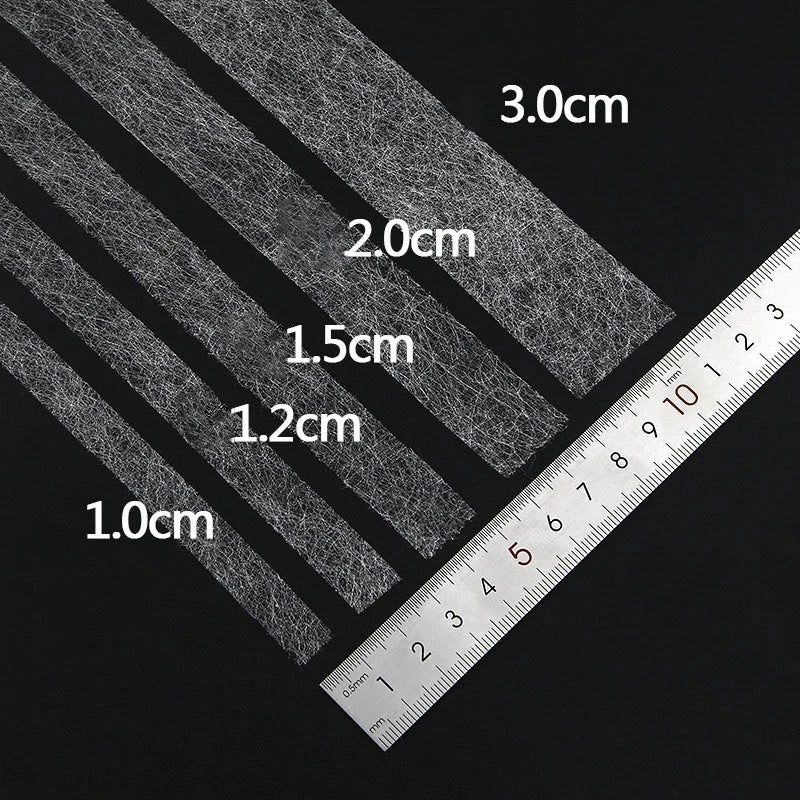 Pa NET Fusible Adhesive Fabric Roll for Suits Coats Jackets Car White Double Sided Sewing Interlining Embroidered