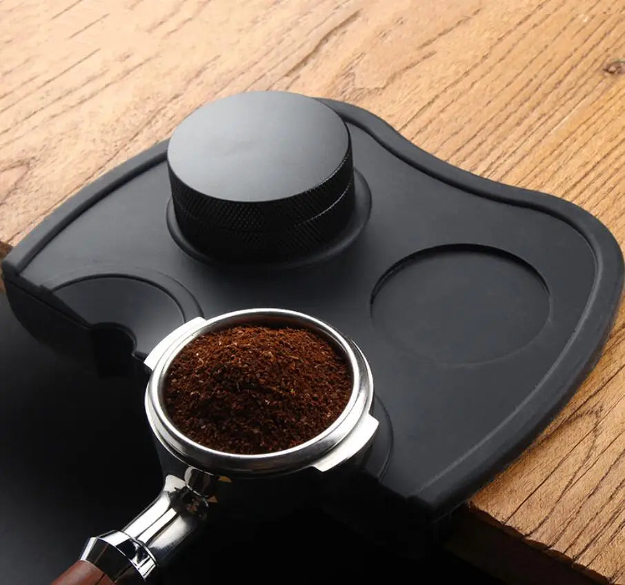 Factory Sale Silicone Coffee Tamper Mat Coffee Maker Tamping Anti-Slip Corner Pads Home Coffee Tea Tools