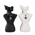 Resin Dress Female Model Necklace Display Rack Earrings Jewelry Rack Creative Rack Jewelry Props Wholesale