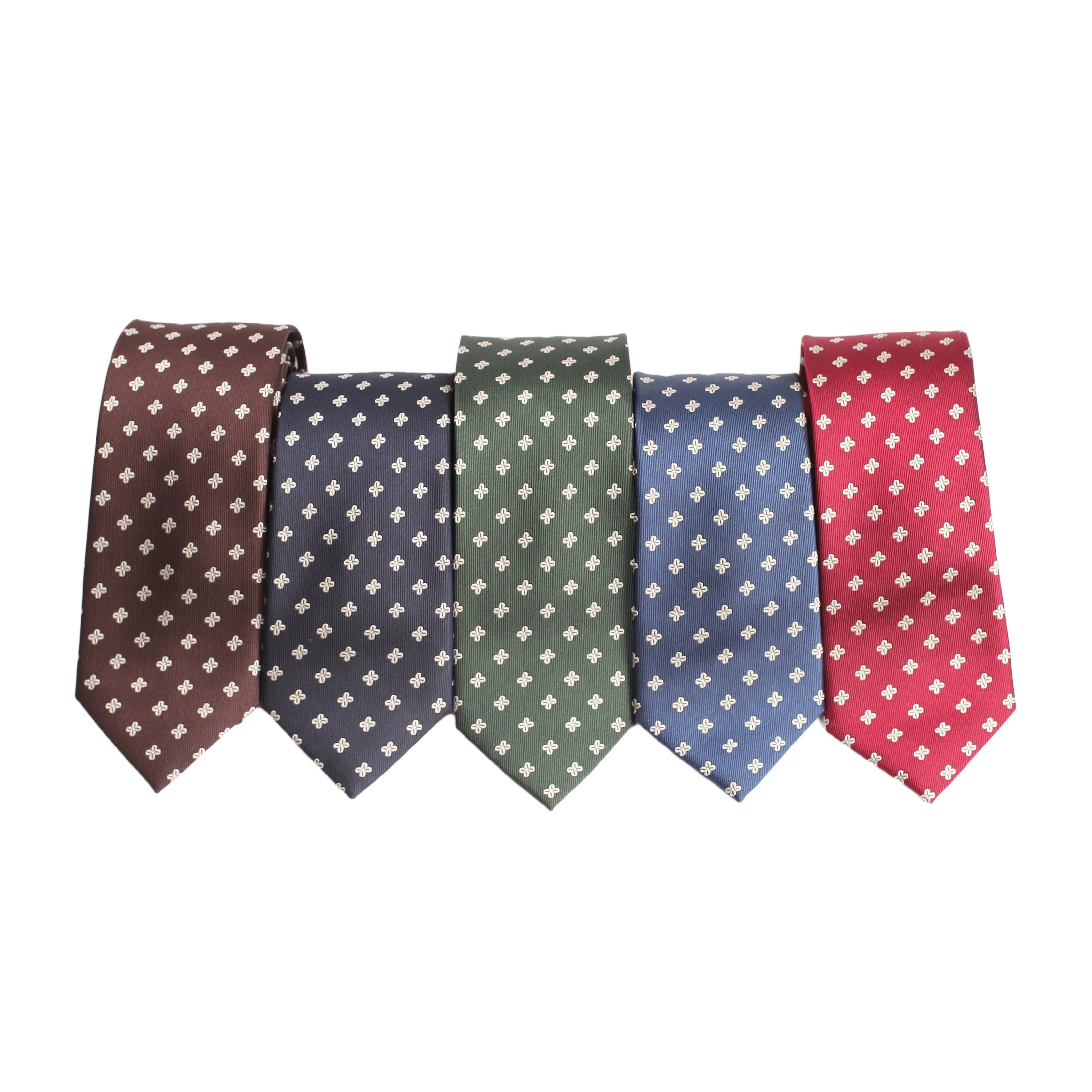 100% Silk Handmade Classic Design Necktie Custom Pattern Woven Fashion Ties for Men