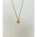 High Stainless Steel Love Heart Pendant Water Wave Chain Necklace Cubic Zircon Eight Pointed Star Necklace Boho Elegant Jewelry