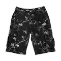 TOPSHOW Custom Full Digital Print Real Tree Camouflage Jorts Hunting Oversized 3/4 Shorts Canvas Baggy Camo Cargo Shorts for Men