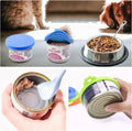 Comtim Pet Food Can Cover Silicone Can Lids(Universal SizeOne Fit 3 Standard Size Food Cans)