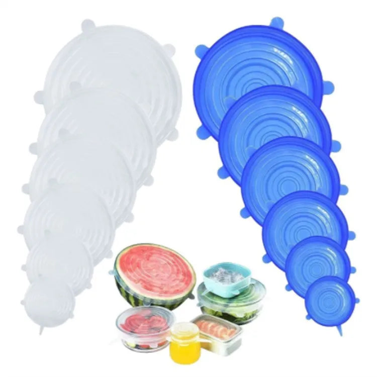 Support Custom Reusable Silicon Stretch Lids Universal Lid Silicone Bowl Pot Lid Silicone Cover Pan Cooking Food Fresh Cover