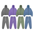 Winter Tracksuit Men Unisex Custom Logo Oversized Zip-Up Hoodies Jogger Set High Quality Flared Sweatpants Eco-Friendly