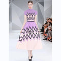 A7847  China Manufacture Women Ladies Suits Short Top and Midi Skirt Set Summer Causal Clothes Two Piece Set