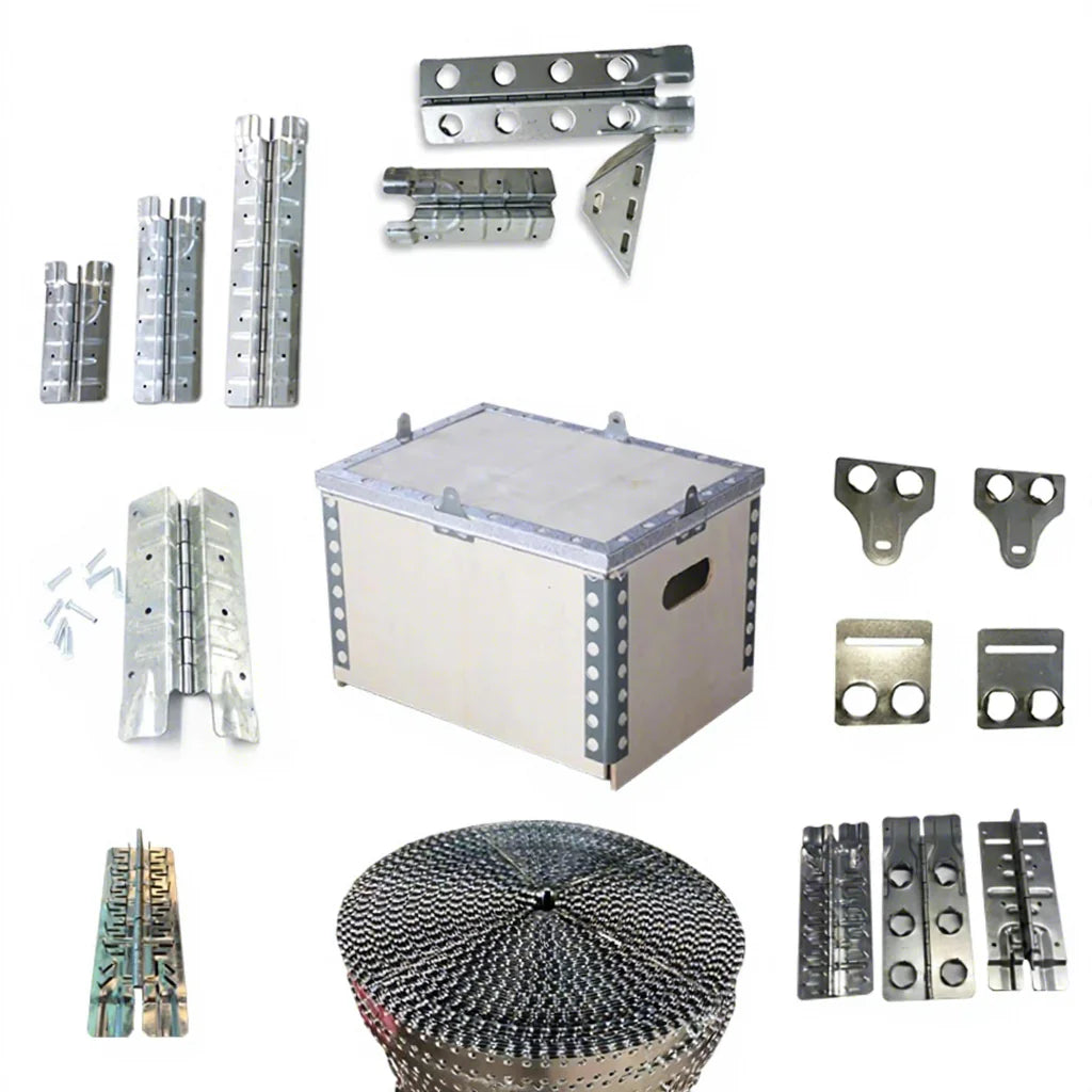 Boarding case Packaging Pallet Hinges Practical Crate Collar Pallet Hinge 1.2 mm 1.5mm Thickness