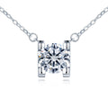 Luxury Mama 2ct 925 Sterling Silver Ladies Moissanite Necklaces Premium Mossanite Jewelry