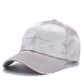 Embroidery Custom Logo Silk Fabric Sports Cap Baseball Hat