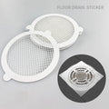 Acrylic Adhesive Single Sided 25pcs/Pack Shower Drain Hair Catcher Mesh Stickers Disposable Membrane Fabric Hair Catcher