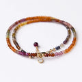 Healing Huge Ocean Jasper Beaded Wrap Gemstone Bracelet Unique Mixed Natural Stones Multi-layered Bracelet Woman Bracelet
