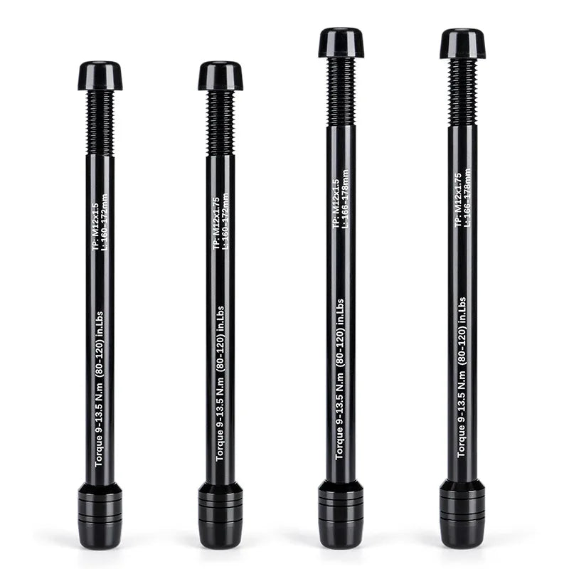 CXWXC Black Aluminum Alloy Wheel Hub Axle Quick Release Skewer Thru Axle for Road Bike Mountain Bicycle