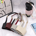 Fast Shipping PU Leather Coffee Cup Sleeve Portable Sleeve Bottle Case Drink Holder for Water Bottle Tea Hand-carrying Sleeve