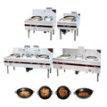 Commercial Kitchen Stainless Steel Chinese Cooking Gas Wok Cooker Stove Burner
