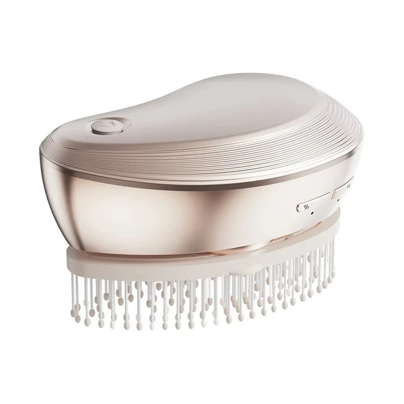 Direct Sale Electric Scalp Massager Vibrating LCD Hair Brush Comb Aerosol Oil Spray Household Beauty Stimulator Head Massager