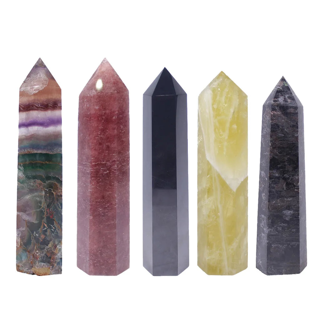 High Quality Crystal Stones Wands for Meditation Therapy Home Office Decor Healing Crystal Wand
