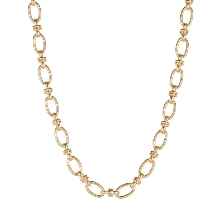 New Fashion Top Seller Collar Necklace Stainless Steel Gold Plated   Metal Women Choker Necklace Vermeil