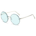 New Model 2025 Round Frame Candy Lenses Sun Glasses Unisex Copper Popular Sunglasses