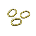 Stock Supply 16mm 4 Colors Metal Mini Oval Bag Buckle