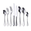 Luxury Custom SLD Stainless Steel Cutlery Set Bamboo Handle Mirror Polish Unique Vintage Style Stocked Wedding Back School Use