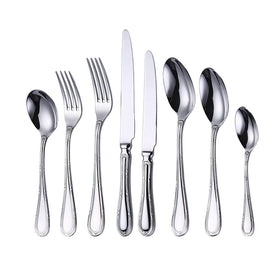 Luxury Custom SLD Stainless Steel Cutlery Set Bamboo Handle Mirror Polish Unique Vintage Style Stocked Wedding Back School Use