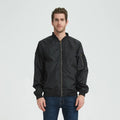 Men's Light Weight BomberJacket Full Zip Waterproof Flight Windbreaker Outdoor Golf Coat Classic Bomber Jacket