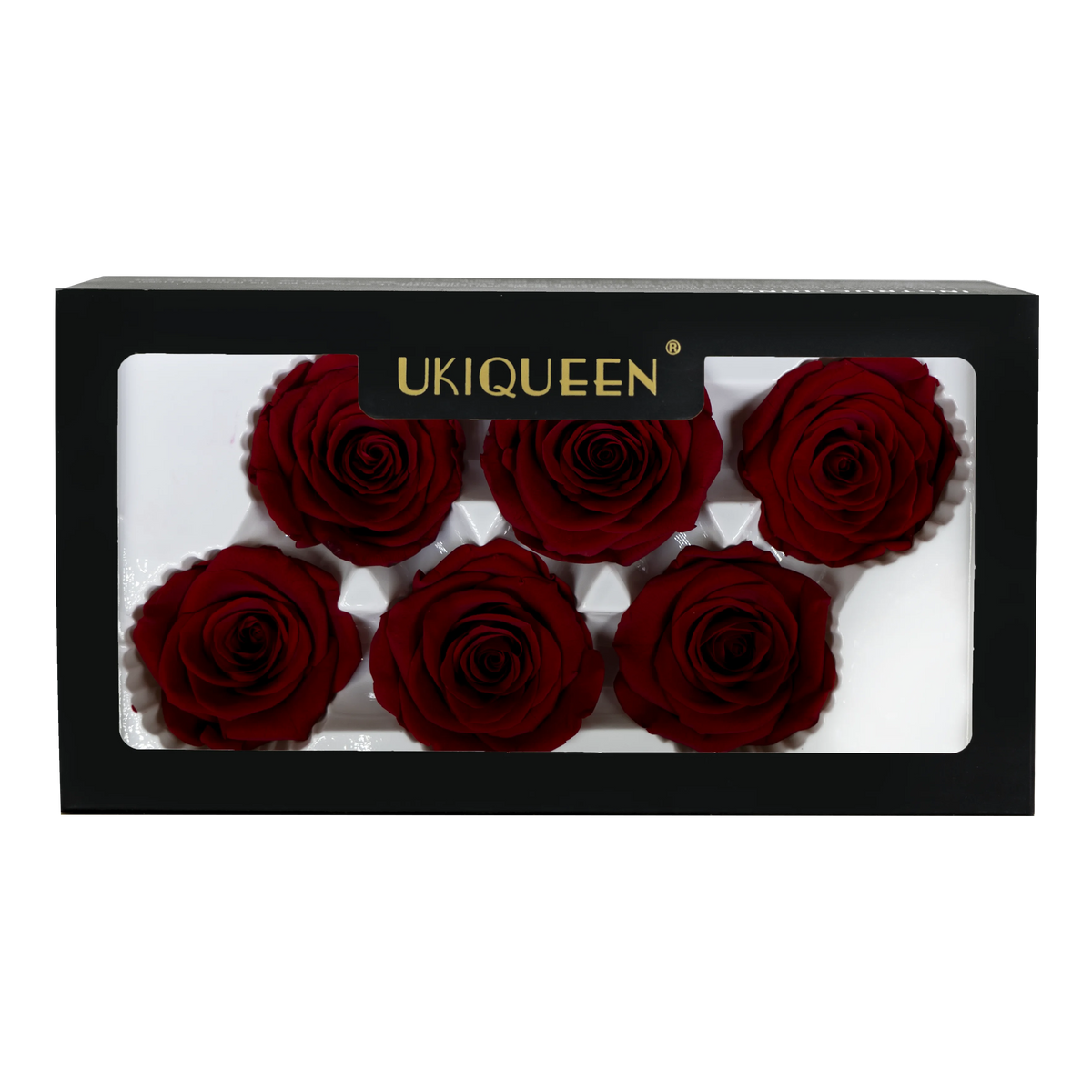UKIQUEEN Everlasting Infinity Long Lasting Forever Eternal Flower Buds Preserved Real Roses Head in Box for Valentin Day Gift