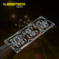3 Pieces 2x2 50mm square Led Optical Lens Module 12in1 Street Light Lens Series Beams for General Lighting
