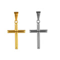 Punk Fashion Jewelry St Christopher Stainless Steel Religious Cross Pendant 18k Gold Compass Medusa Pendant Gifts for Women Men