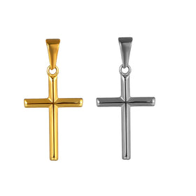 Punk Fashion Jewelry St Christopher Stainless Steel Religious Cross Pendant 18k Gold Compass Medusa Pendant Gifts for Women Men