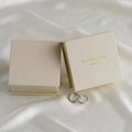 PandaSew Luxury Small Magnetic Closure 1200g Paperboard Ring Necklace Jewelry Gift Packaging Box With Logo