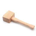 Multifunction Natural Beech Wood Hammer Handmade Wooden Mallets Custom logo
