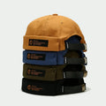 100% Cotton Leather Strap Men Skull Cap Personality Retro Yuppie Brimless Baseball Cap Wholesale