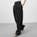 Enyami Top Selling Products Female Black Ladies Work Office Trousers Plus Size High Waist Wide Leg Palazzo Women Pants