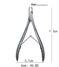 New Hot Items Affordable 12 Ingrown Cuticle Cutter Convenient Professional Private Logo Cuticle Nail Nippers