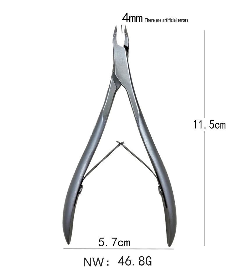 New Hot Items Affordable 12 Ingrown Cuticle Cutter Convenient Professional Private Logo Cuticle Nail Nippers