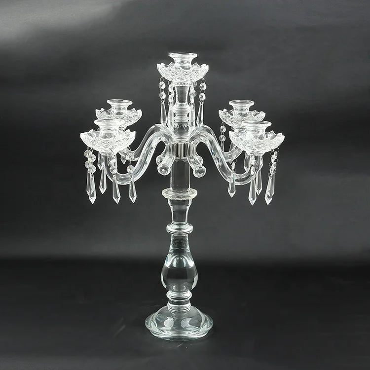 High-quality Crystal Candlestick European Home Decoration Candleholder New Candleholder